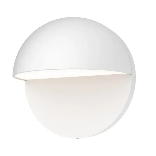 The Mezza Cupola delivers modern minimalist design with practical wet-rated durability. Its compact 5-inch profile and integrated LED make it ideal for tight outdoor spaces requiring reliable, energy-efficient illumination.
