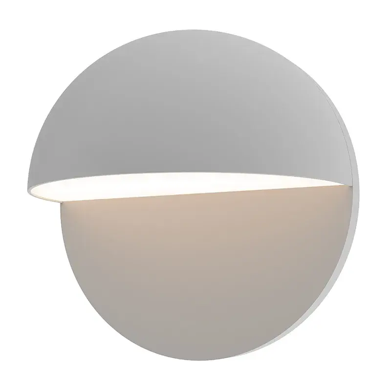 Mezza Cupola LED Wall Sconce in Textured Gray