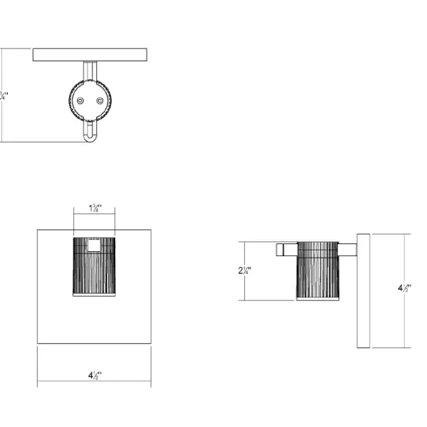 The Suspenders Standard Single Sconce delivers focused, high-quality illumination with its bar-mounted cylinder design. Featuring 90 CRI and 3000K warm white light, it's ideal for task lighting and accent applications in modern spaces.