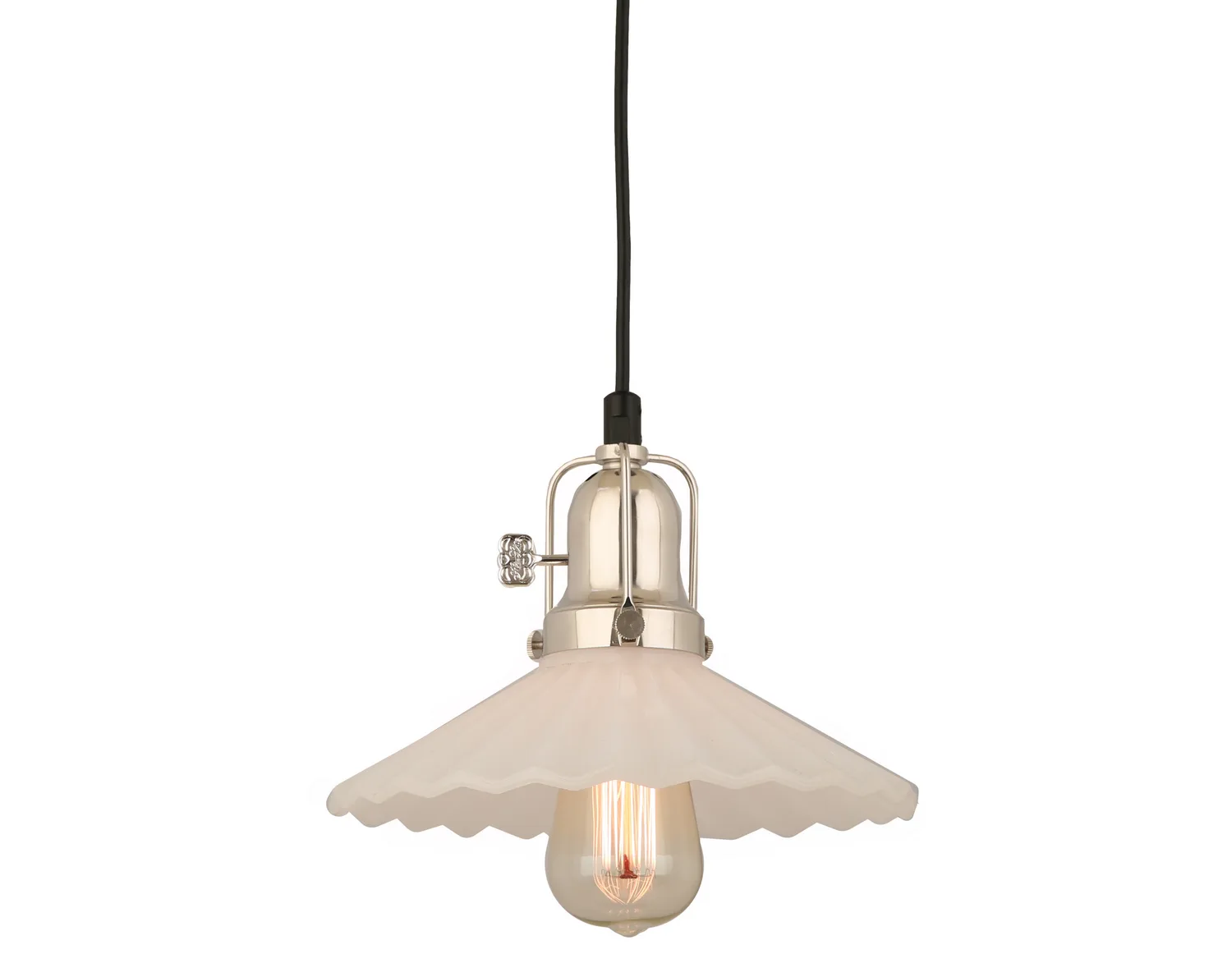 Stanton One Light Pendant in Polished Nickel