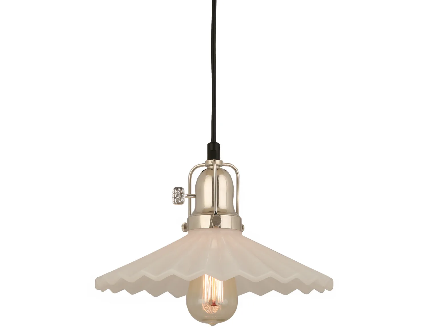 Stanton One Light Pendant in Polished Nickel
