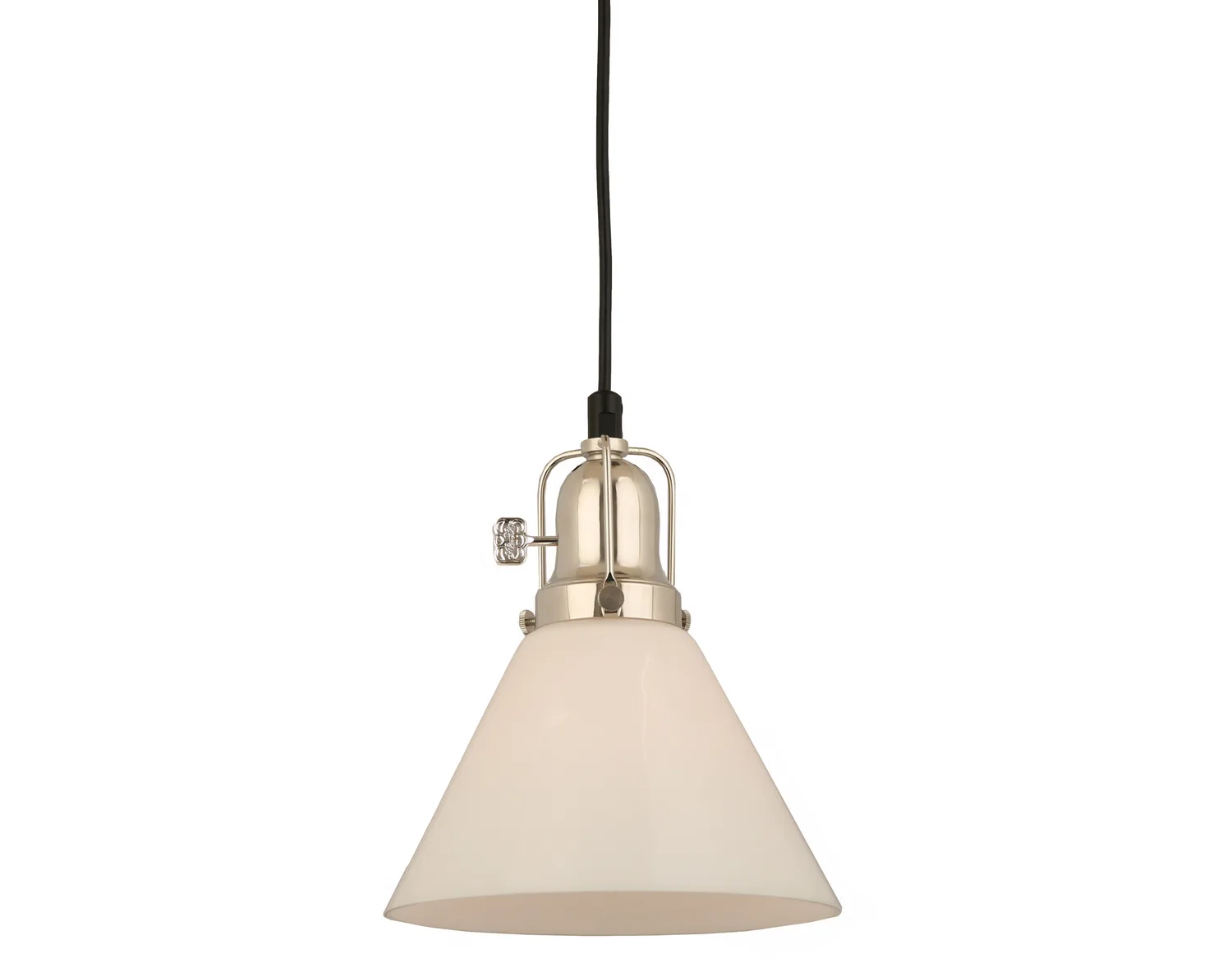 Addison One Light Pendant in Polished Nickel
