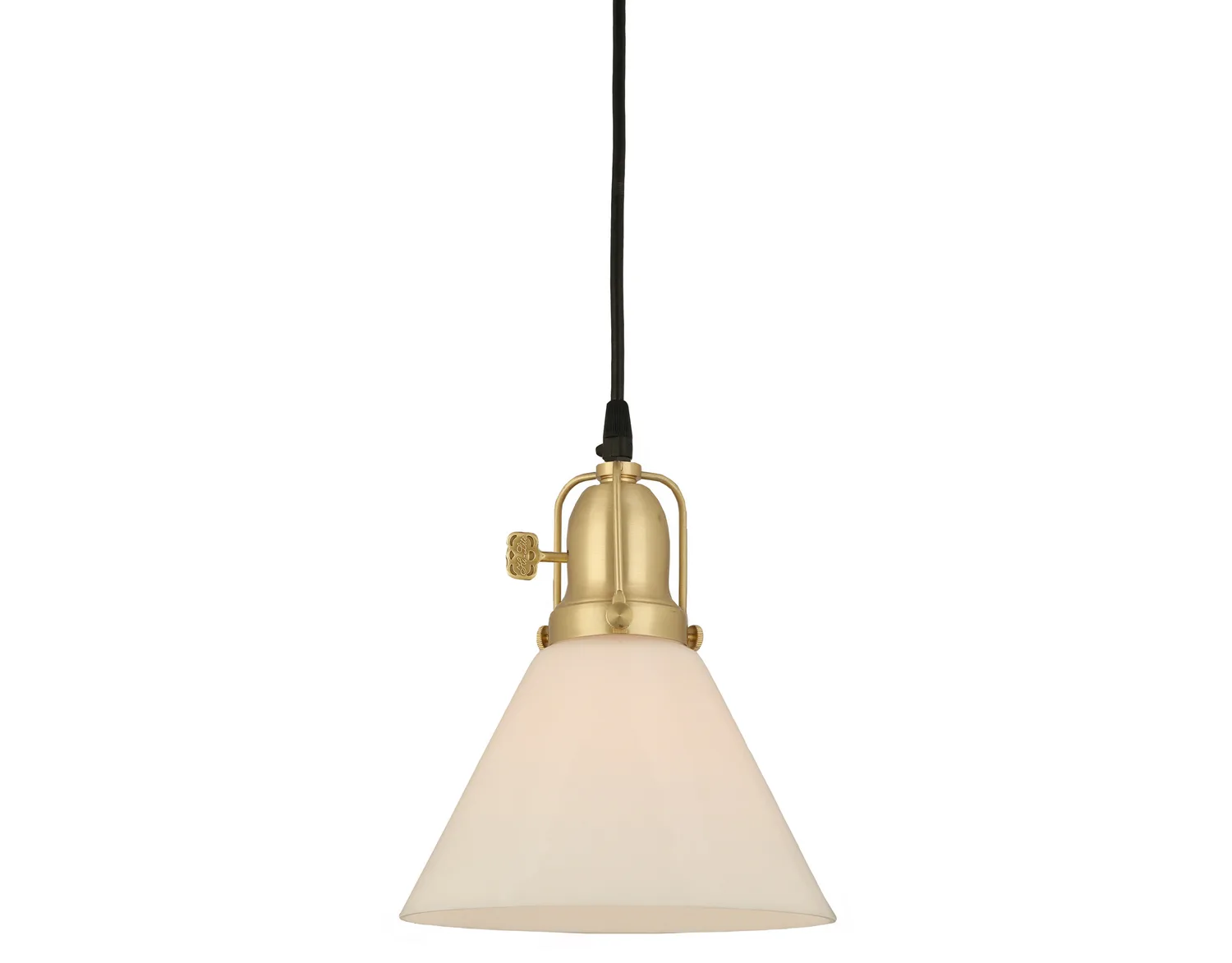 Addison One Light Pendant in Natural Brass