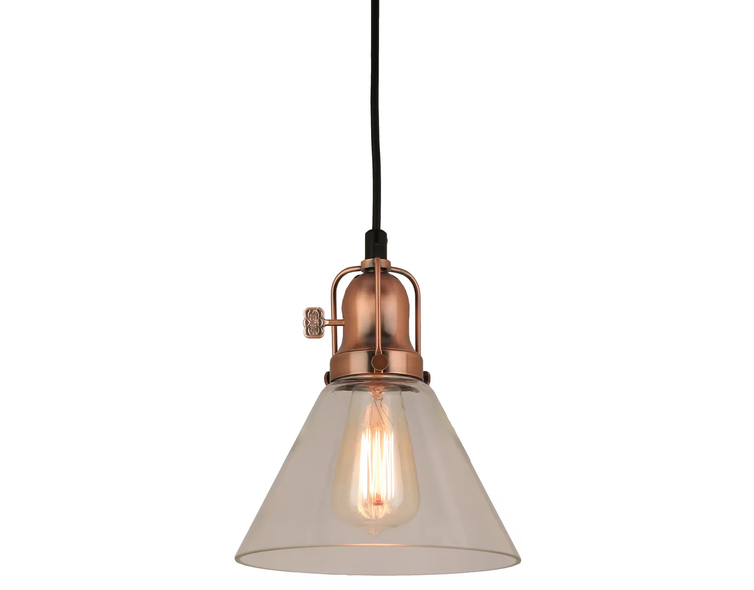 Addison One Light Pendant in Weathered Copper
