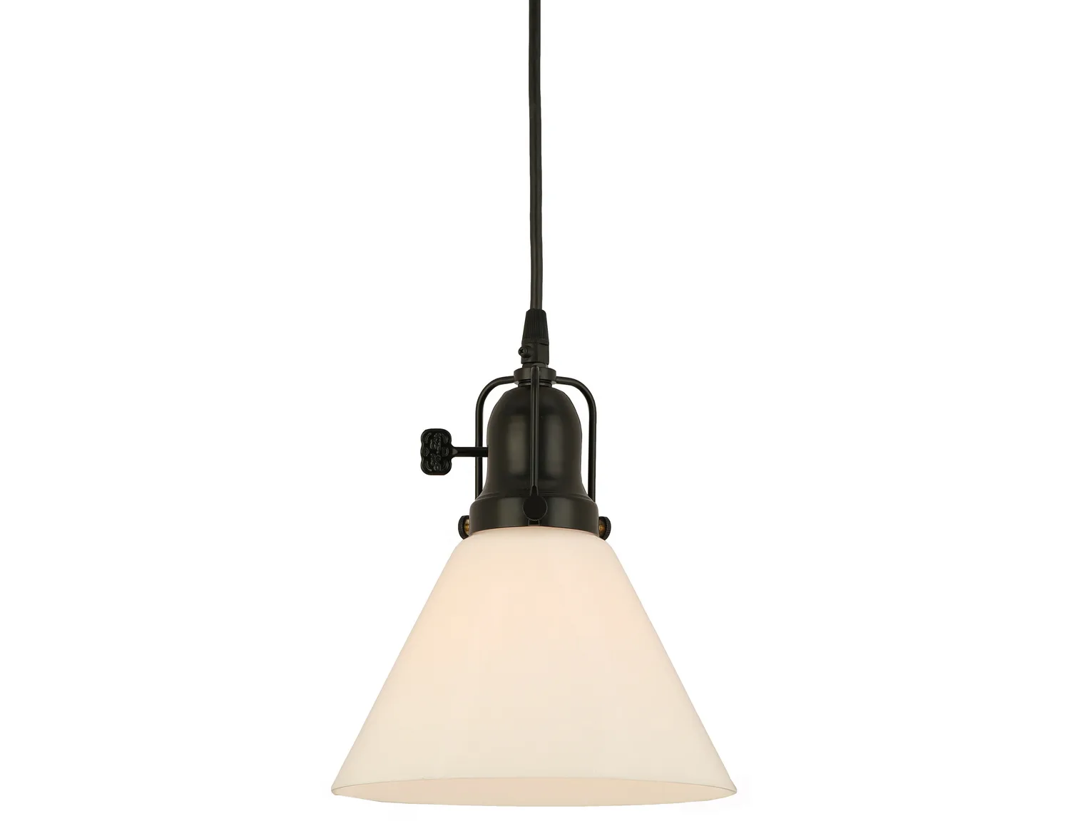 Addison One Light Pendant in Black