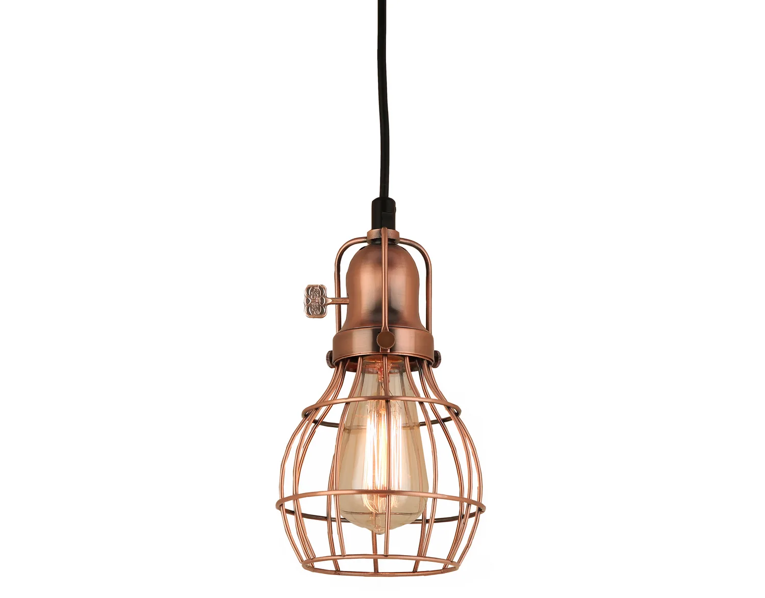 Baldwin One Light Pendant in Weathered Copper