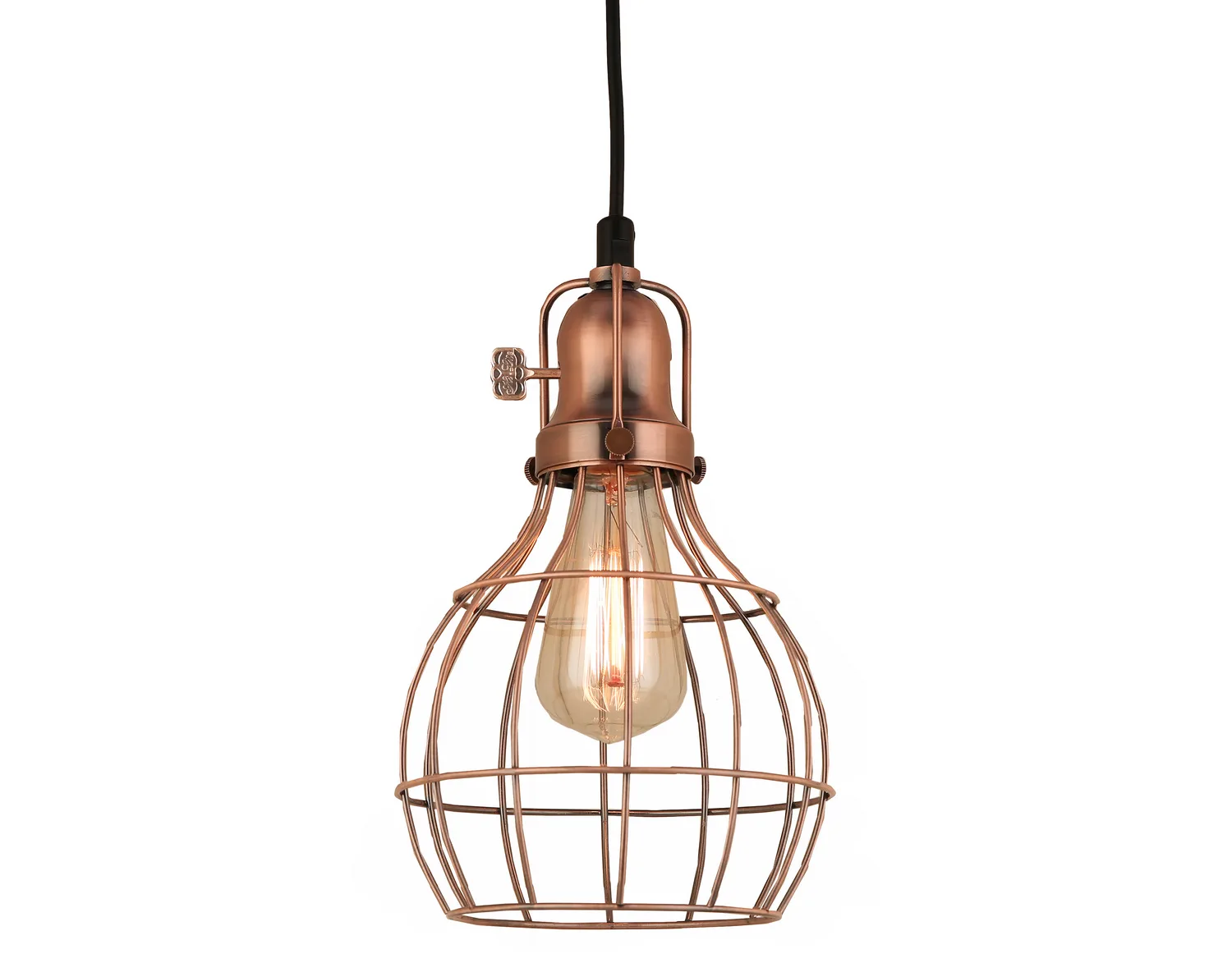 Baldwin One Light Pendant in Weathered Copper