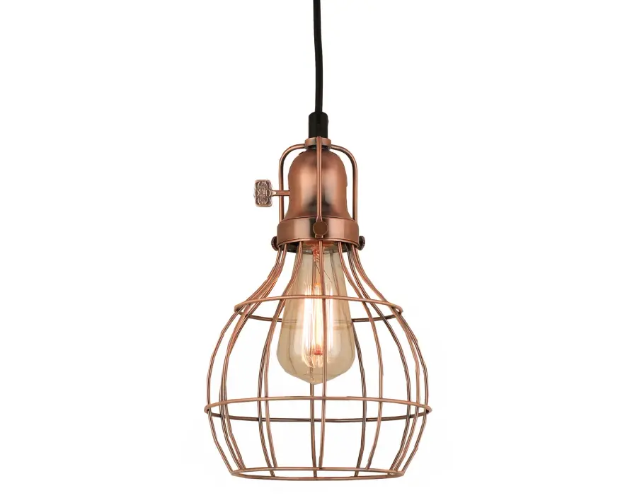 Baldwin One Light Pendant in Weathered Copper