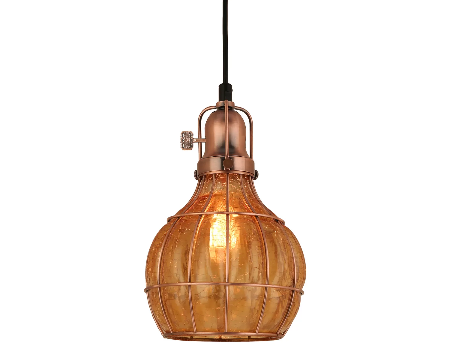 Baldwin One Light Pendant in Weathered Copper