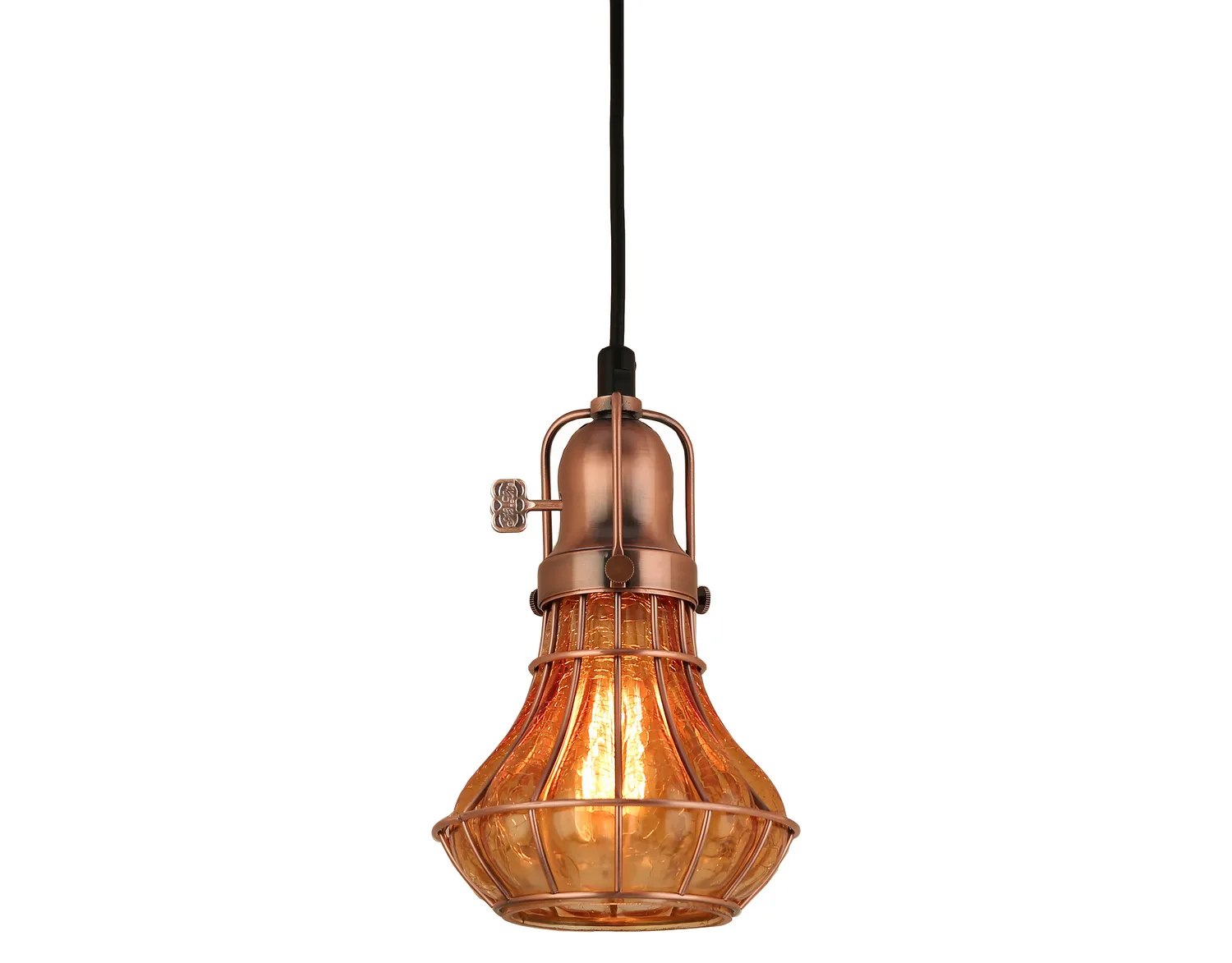 Lani One Light Pendant in Weathered Copper