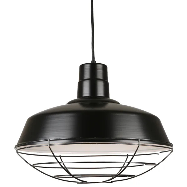 Warehouse 18" Pendant Light in Black