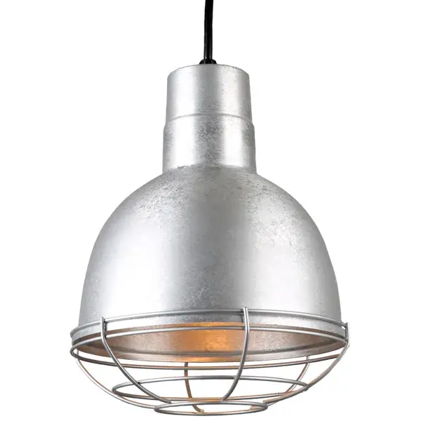 In Galvanized by Hi Lite from the Deep Bowl Shade collection