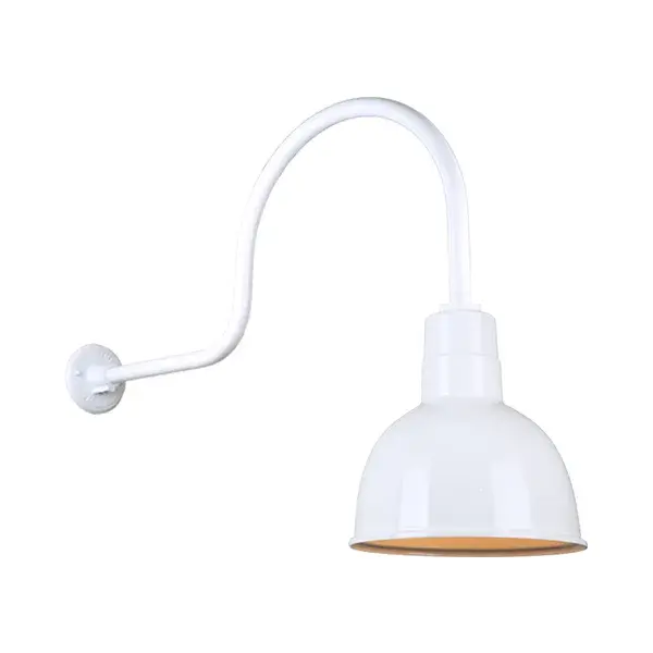 In White by Hi Lite from the Deep Bowl Shade collection