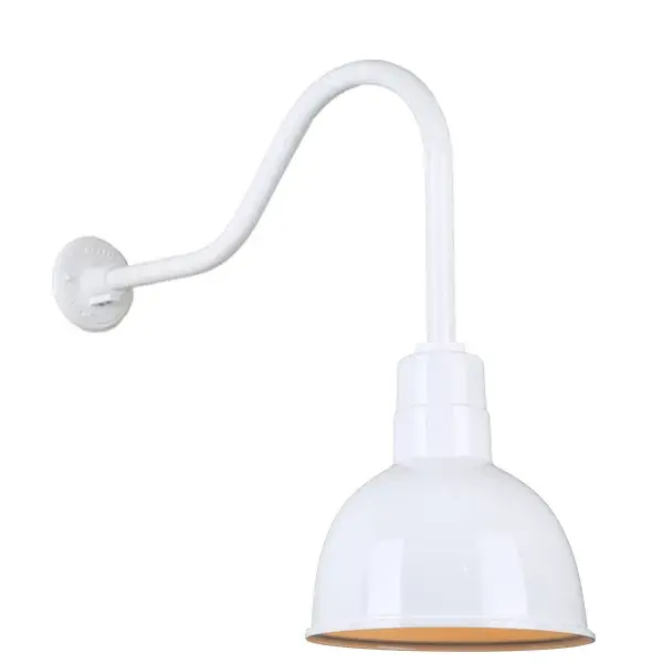 In White by Hi Lite from the Deep Bowl Shade collection