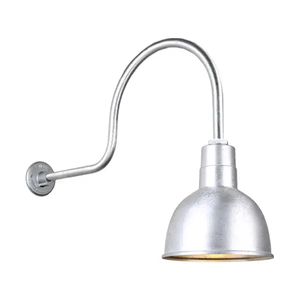 In Galvanized by Hi Lite from the Deep Bowl Shade collection