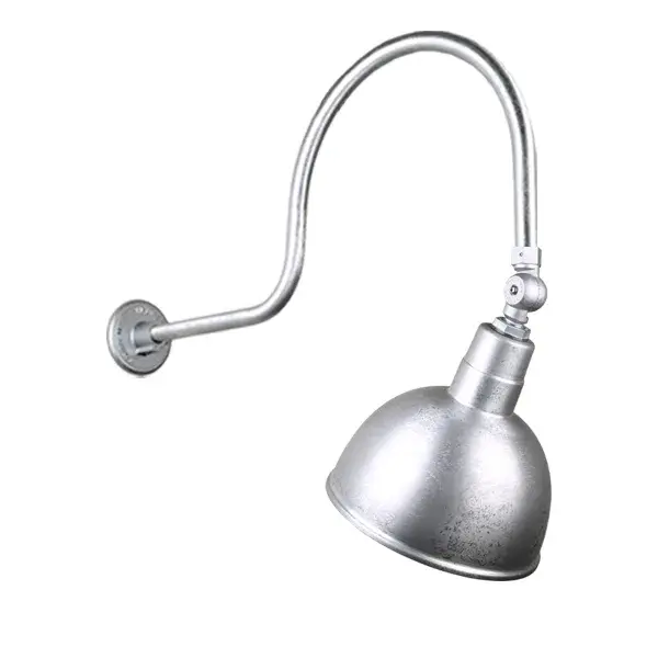 In Galvanized by Hi Lite from the Deep Bowl Shade collection