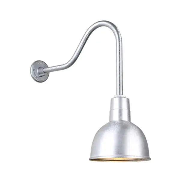 In Galvanized by Hi Lite from the Deep Bowl Shade collection