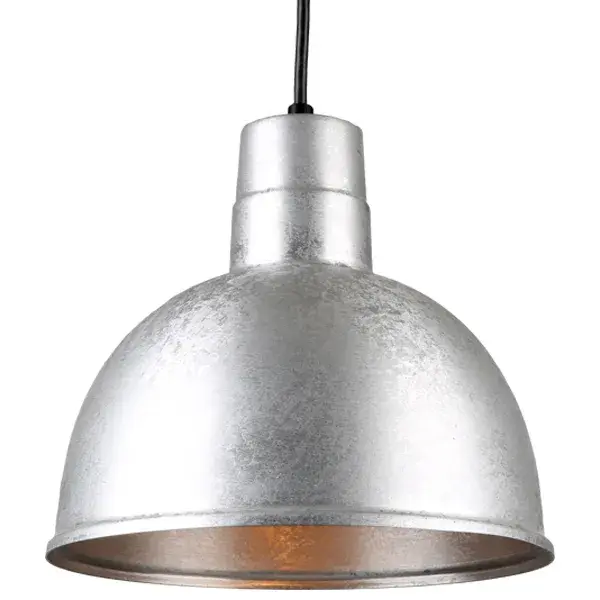 In Galvanized by Hi Lite from the Deep Bowl Shade collection