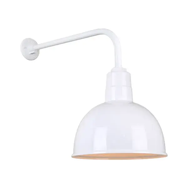 In White by Hi Lite from the Deep Bowl Shade collection