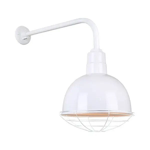 In White by Hi Lite from the Deep Bowl Shade collection