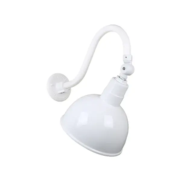 In White by Hi Lite from the Deep Bowl Shade collection