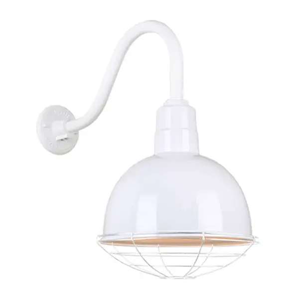 In White by Hi Lite from the Deep Bowl Shade collection