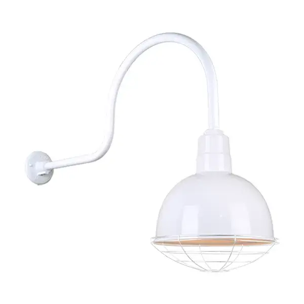 In White by Hi Lite from the Deep Bowl Shade collection