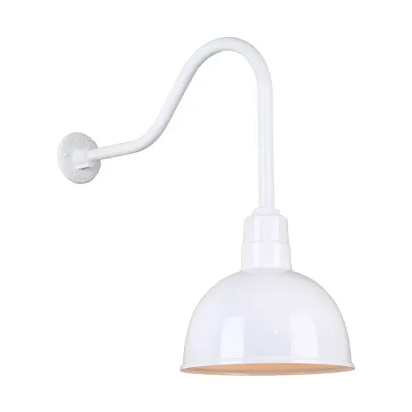 In White by Hi Lite from the Deep Bowl Shade collection