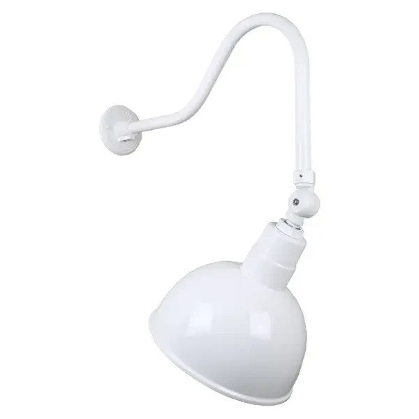 In White by Hi Lite from the Deep Bowl Shade collection