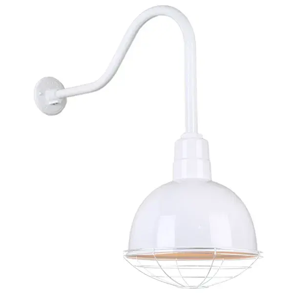 In White by Hi Lite from the Deep Bowl Shade collection