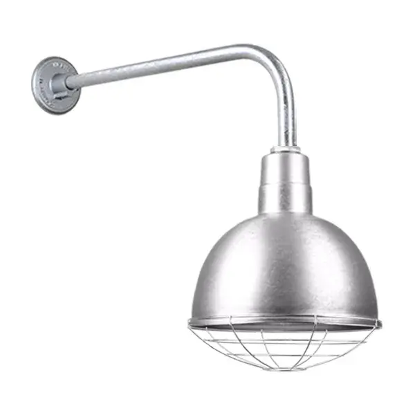 In Galvanized by Hi Lite from the Deep Bowl Shade collection