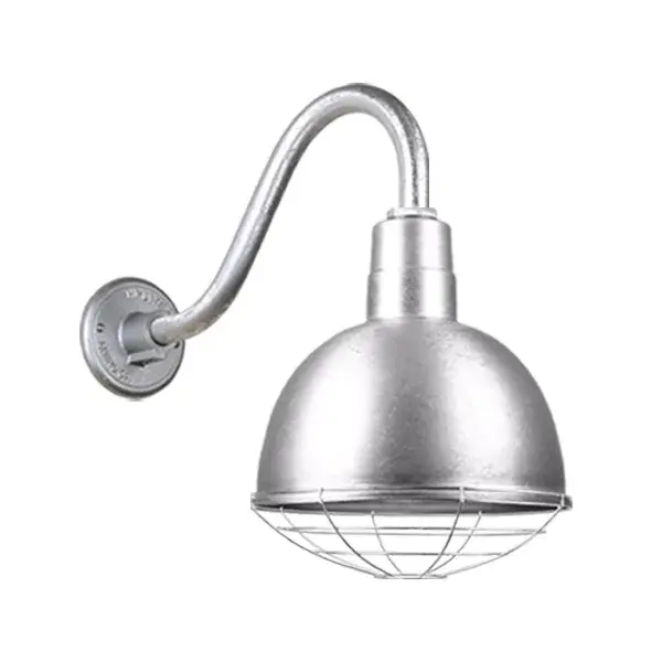 In Galvanized by Hi Lite from the Deep Bowl Shade collection