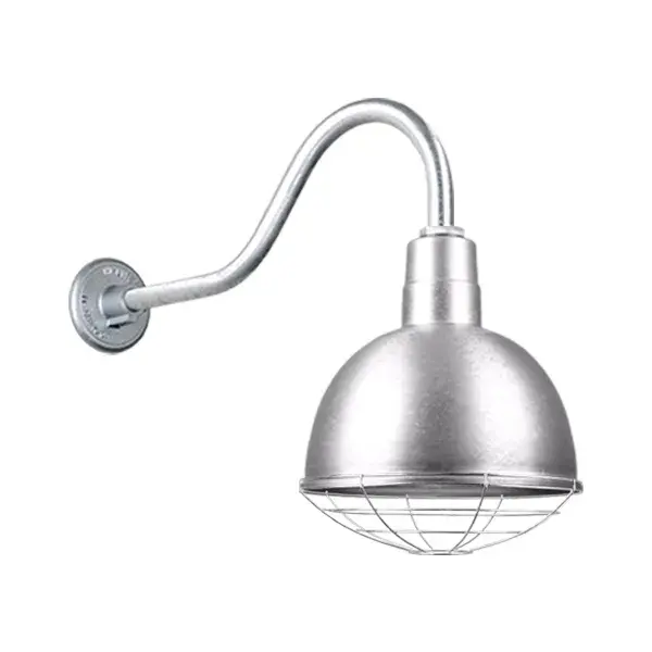In Galvanized by Hi Lite from the Deep Bowl Shade collection