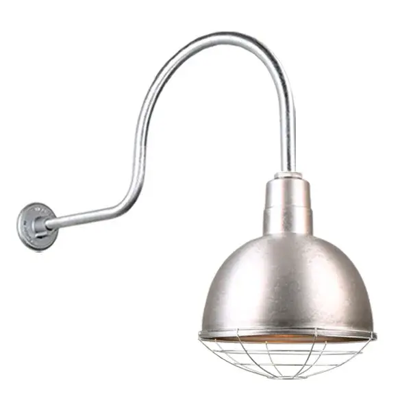 In Galvanized by Hi Lite from the Deep Bowl Shade collection