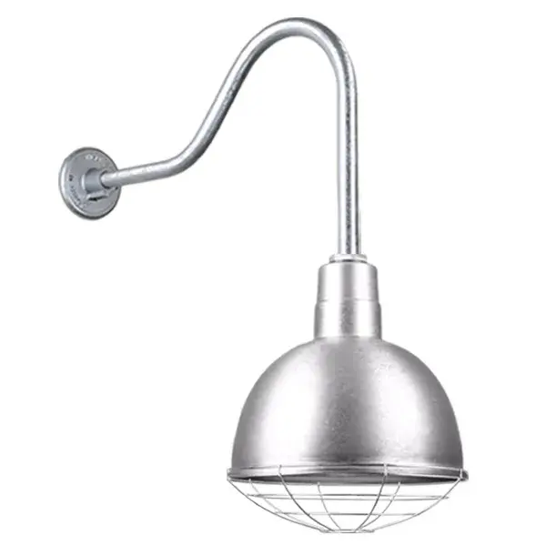In Galvanized by Hi Lite from the Deep Bowl Shade collection