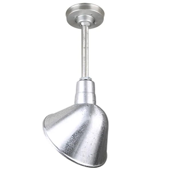 Warehouse One Light Pendant in Galvanized