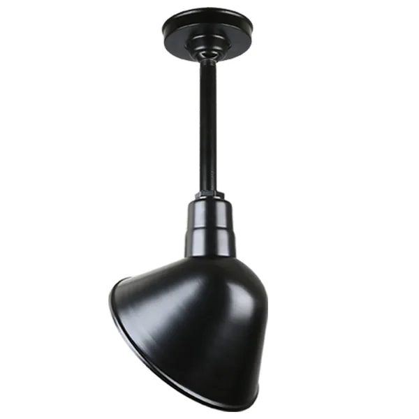 Warehouse One Light Pendant in Black