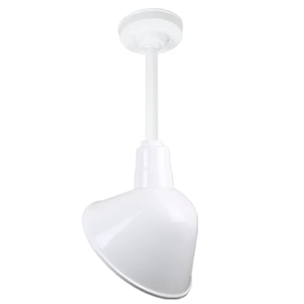 Warehouse One Light Pendant in White