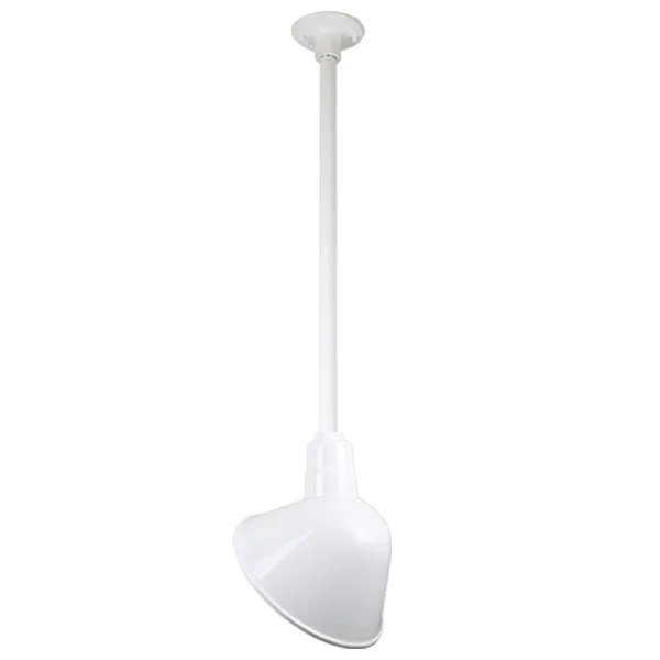 Warehouse One Light Pendant in White
