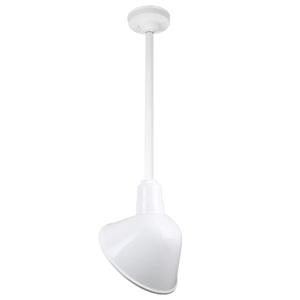 Warehouse One Light Pendant in White