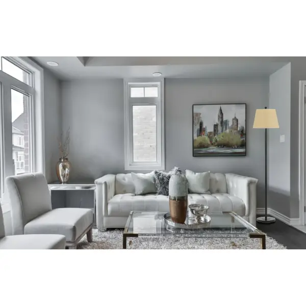 Classic Metal Floor Lamp with 3-Way Lighting Control - Image 2