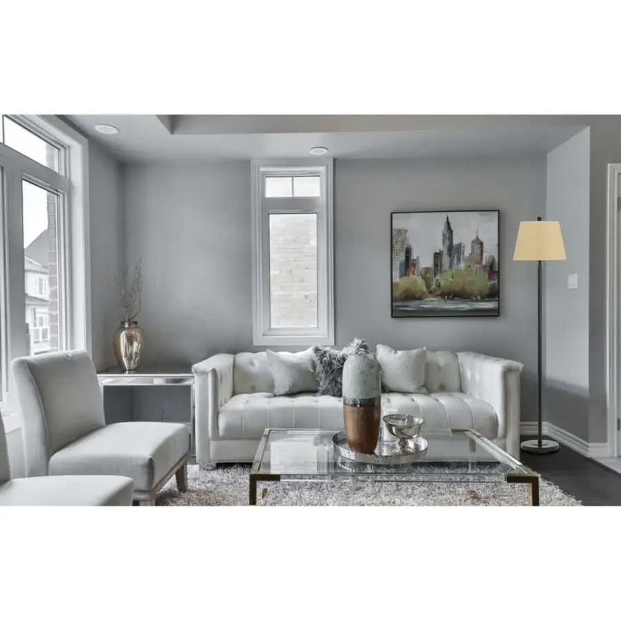 Classic Metal Floor Lamp with 3-Way Lighting Control - Image 2