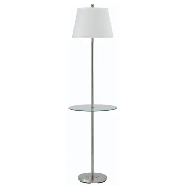 Versatile 3-Way Floor Lamp with Convenient Glass Tray - Image 1