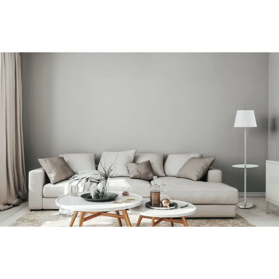 Versatile 3-Way Floor Lamp with Convenient Glass Tray - Image 2