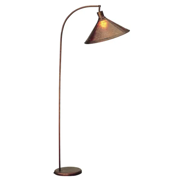 150 Watt 3-Way Arc Floor Lamp with Mica Shade - Image 1