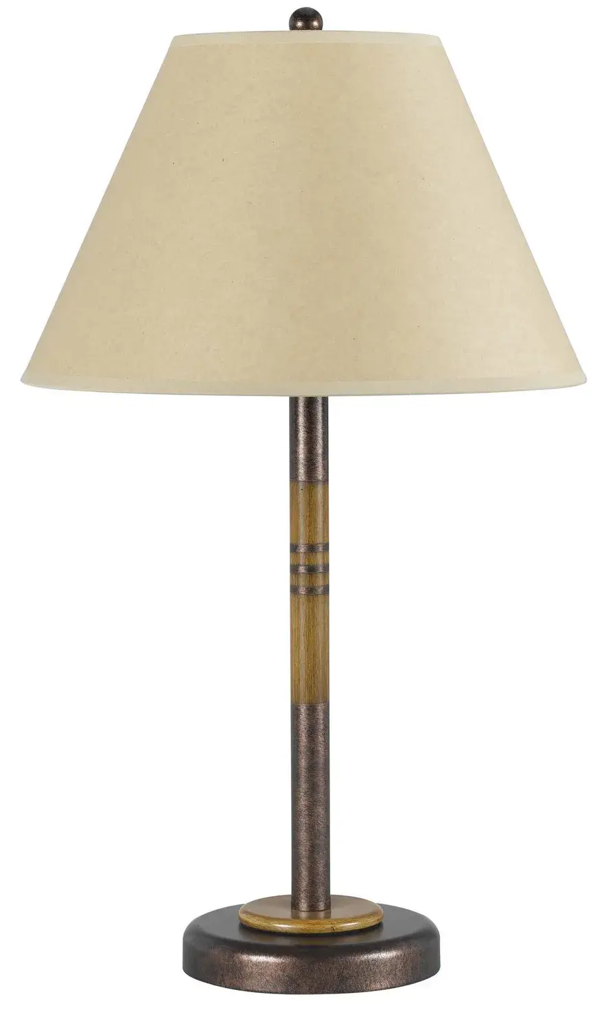 Soho One Light Table Lamp in Rust