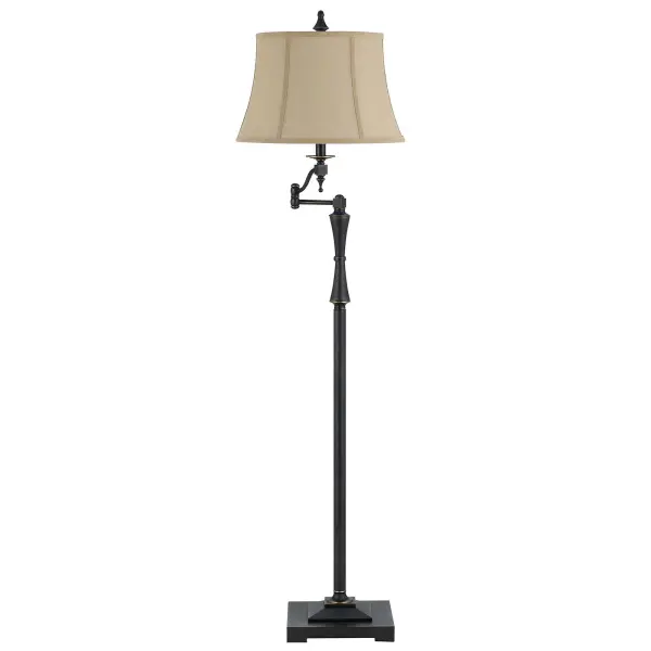 The Madison floor lamp combines classic styling with practical functionality. Its fully adjustable swing arm and 3-way switch provide flexible task lighting, while the oil rubbed bronze finish adds timeless elegance to any space.