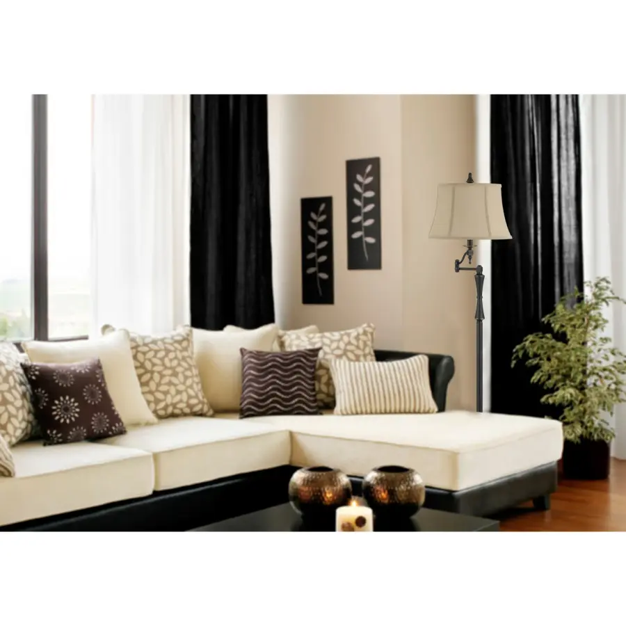 Madison Swing Arm Floor Lamp - Image 3