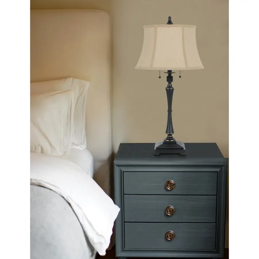 Madison 60W Table Lamp in Oil Rubbed Bronze - Image 3