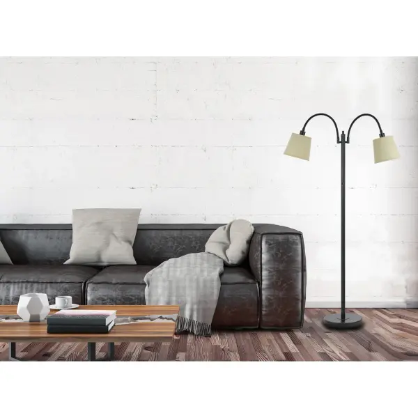 Gail Double Gooseneck Floor Lamp - Image 2